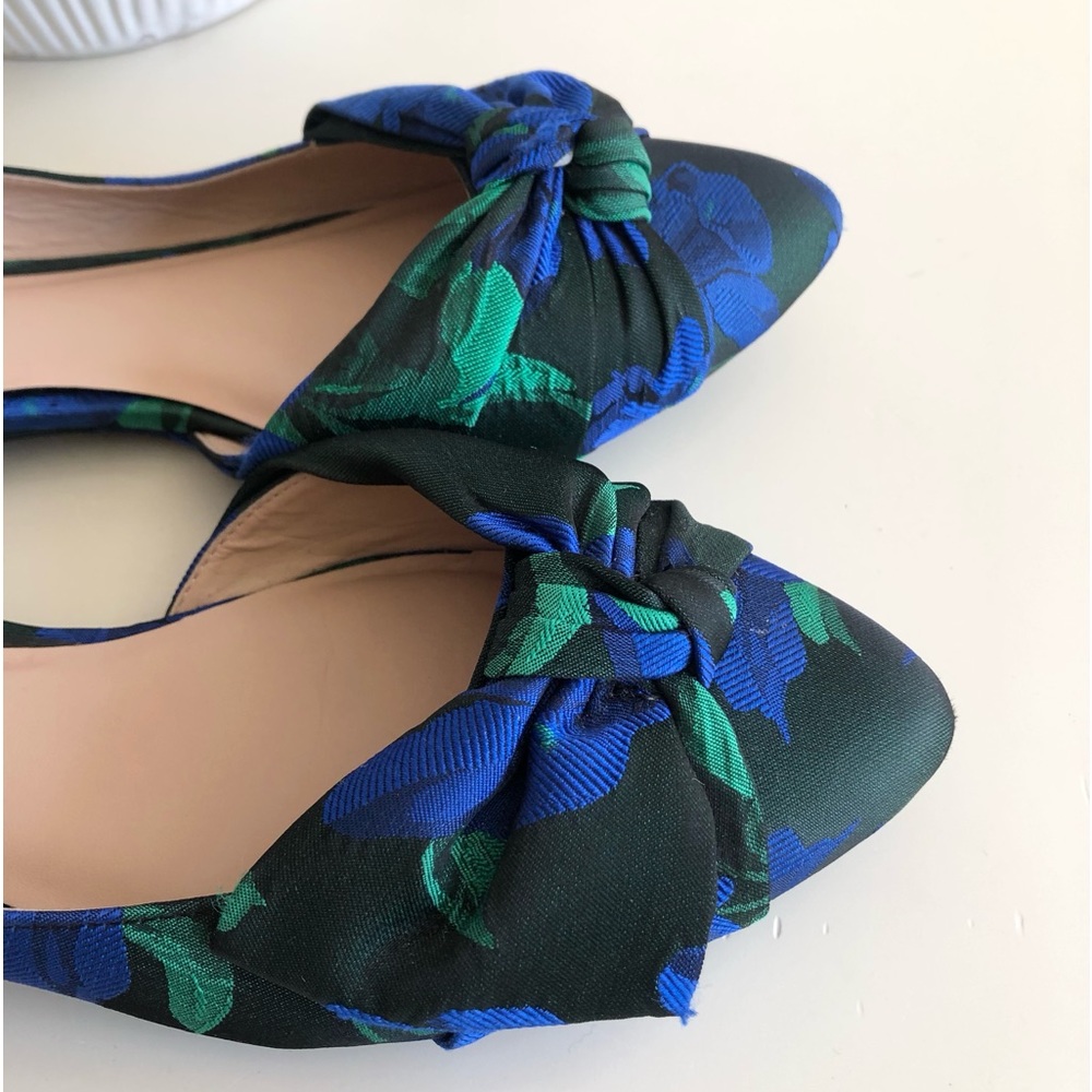 Kelly and Katie Floral Flats with bow detail - Picture 15 of 16